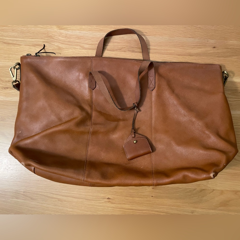 Madewell Leather Duffel Bag